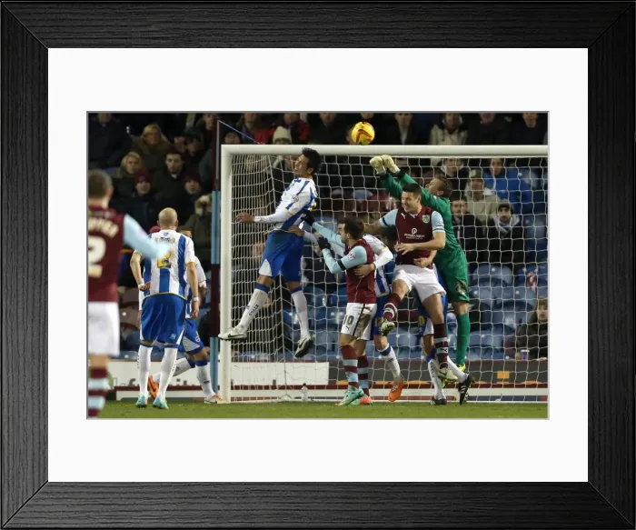 Framed Print : Brighton & Hove Albion vs. Burnley - 28-01-2014: Away Game, 2013-14 Season