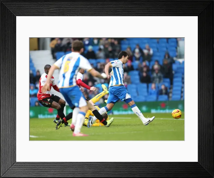 Framed Print : Brighton & Hove Albion vs Doncaster Rovers (08-02-2014): A Home Game from the 2013-14 Season Framed Print : Brighton & Hove Albion vs Doncaster Rovers (08-02-2014): A Home Game from the 2013-14 Season