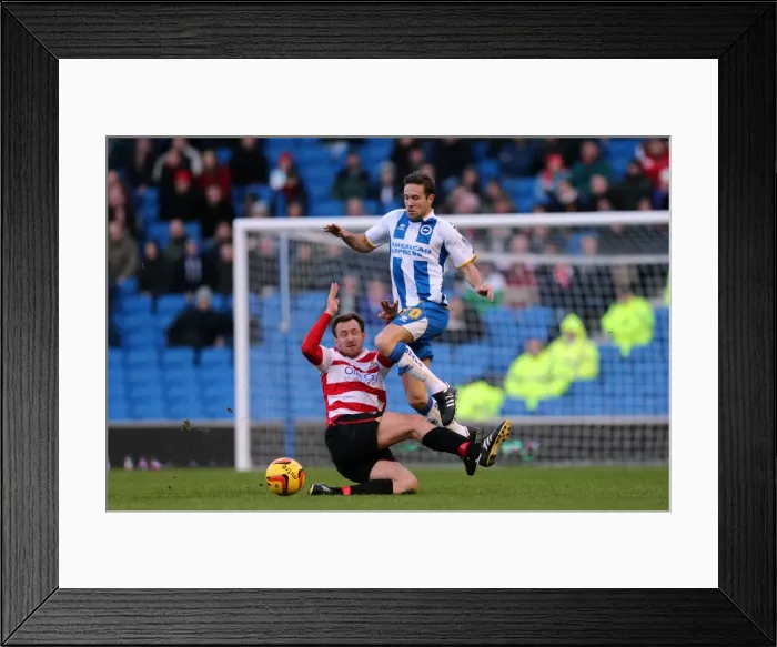 Framed Print : Brighton & Hove Albion vs Doncaster Rovers (08-02-2014): A Home Game from the 2013-14 Season Framed Print : Brighton & Hove Albion vs Doncaster Rovers (08-02-2014): A Home Game from the 2013-14 Season