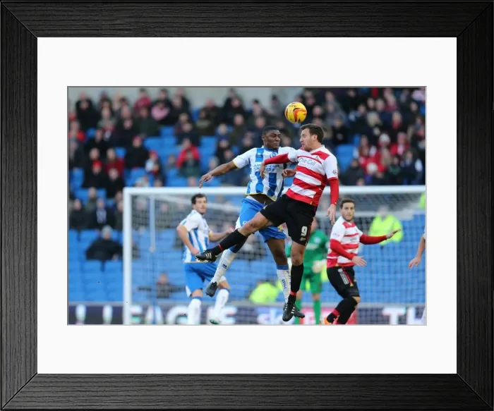 Framed Print : Brighton & Hove Albion vs Doncaster Rovers (08-02-2014): A Home Game from the 2013-14 Season Framed Print : Brighton & Hove Albion vs Doncaster Rovers (08-02-2014): A Home Game from the 2013-14 Season