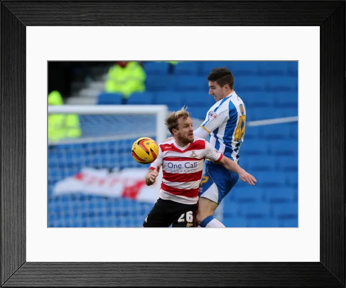 Framed Print : Brighton & Hove Albion vs. Doncaster Rovers (08-02-2014): A Home Game from the 2013-14 Season