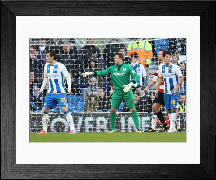 Framed Print : Brighton & Hove Albion vs Doncaster Rovers (08-02-2014): A Home Game from the 2013-14 Season