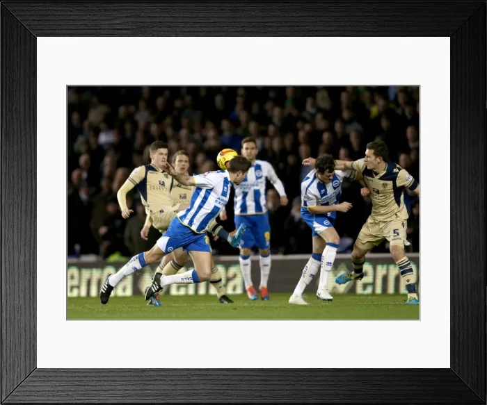 Framed Print : Brighton & Hove Albion vs. Leeds United: A Historic 11-2-2014 Home Game from the 2013-14 Season Framed Print : Brighton & Hove Albion vs. Leeds United: A Historic 11-2-2014 Home Game from the 2013-14 Season