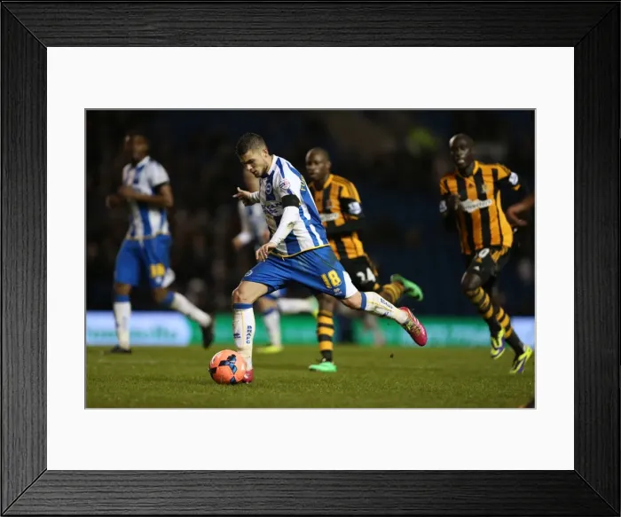 Framed Print : Brighton & Hove Albion vs. Hull City: 2013-14 Season Home Game Framed Print : Brighton & Hove Albion vs. Hull City: 2013-14 Season Home Game