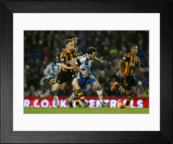 Framed Print : Brighton & Hove Albion vs. Hull City: 2013-14 Season Home Game Framed Print : Brighton & Hove Albion vs. Hull City: 2013-14 Season Home Game