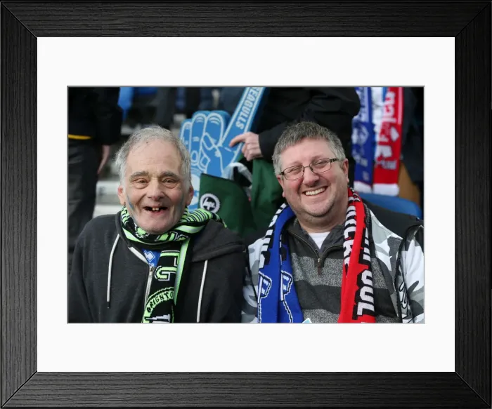 Framed Print : Brighton & Hove Albion vs. Wigan Athletic (22-02-2014): A Home Game from the 2013-14 Season