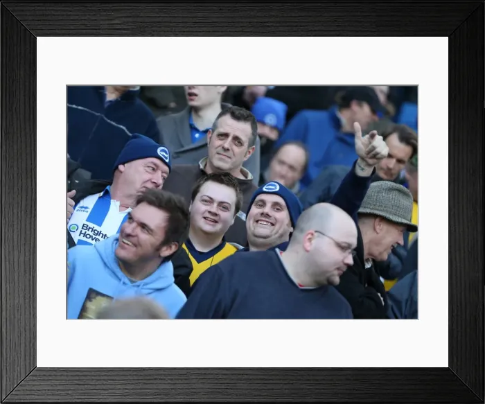 Framed Print : Brighton & Hove Albion vs. Wigan Athletic: 2013-14 Home Game (February 22) Framed Print : Brighton & Hove Albion vs. Wigan Athletic: 2013-14 Home Game (February 22)