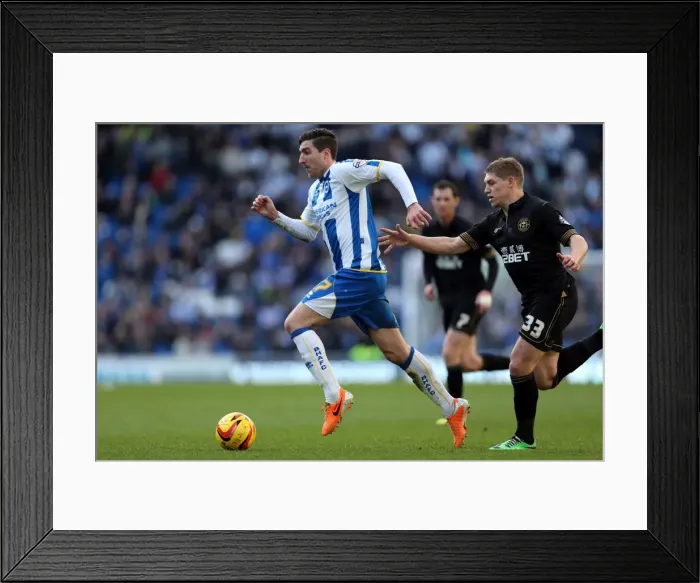 Framed Print : Brighton & Hove Albion vs. Wigan Athletic (2013-14 Season): Home Game Highlights - February 22, 2014 (Wigan Athletic) Framed Print : Brighton & Hove Albion vs. Wigan Athletic (2013-14 Season): Home Game Highlights - February 22, 2014 (Wigan Athletic)