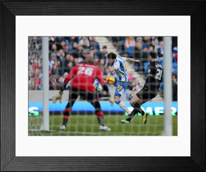 Framed Print : Brighton & Hove Albion vs. Wigan Athletic (2013-14 Season): Home Game Highlights - 22-02-2014 Framed Print : Brighton & Hove Albion vs. Wigan Athletic (2013-14 Season): Home Game Highlights - 22-02-2014