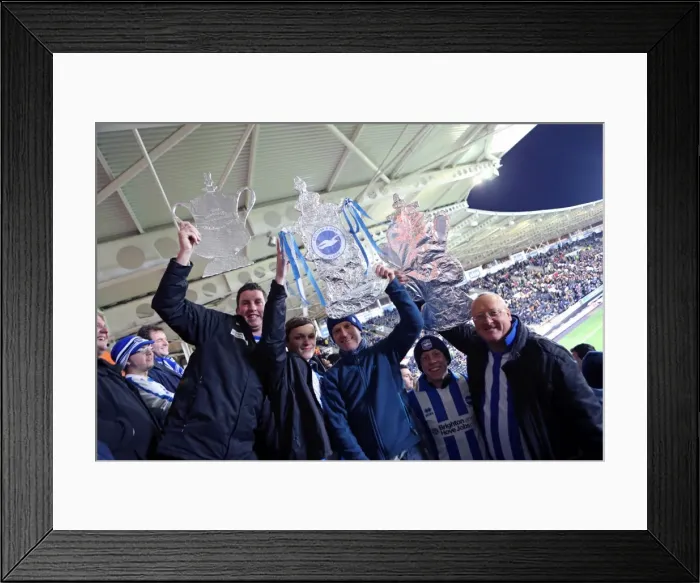 Framed Print : Brighton & Hove Albion vs. Hull City: 2013-14 Away Game (February 24, 2014)