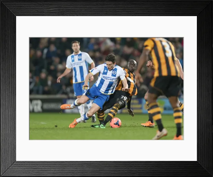 Framed Print : Brighton & Hove Albion at Hull City (Away), 24-02-2014