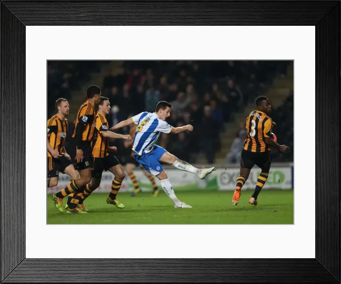 Framed Print : Brighton & Hove Albion at Hull City (Away Game), 24-02-2014 Framed Print : Brighton & Hove Albion at Hull City (Away Game), 24-02-2014