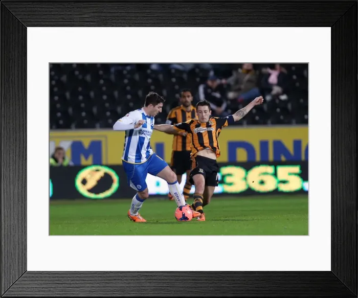 Framed Print : Brighton & Hove Albion vs. Hull City (Away): 24-02-2014 Framed Print : Brighton & Hove Albion vs. Hull City (Away): 24-02-2014