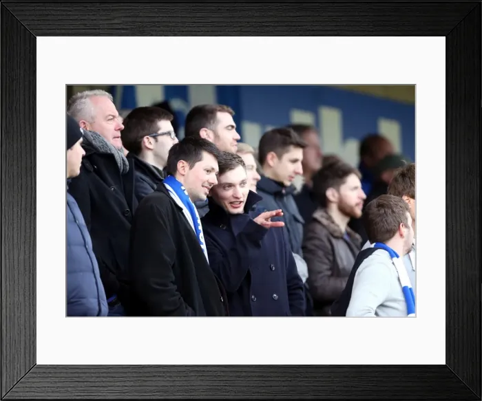 Framed Print : Brighton & Hove Albion vs Millwall: Away Game, 01-03-2014 Framed Print : Brighton & Hove Albion vs Millwall: Away Game, 01-03-2014