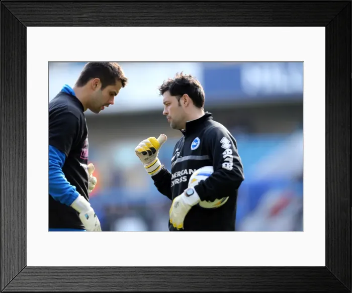 Framed Print : Brighton & Hove Albion vs Millwall: Away Game, March 1, 2014 Framed Print : Brighton & Hove Albion vs Millwall: Away Game, March 1, 2014