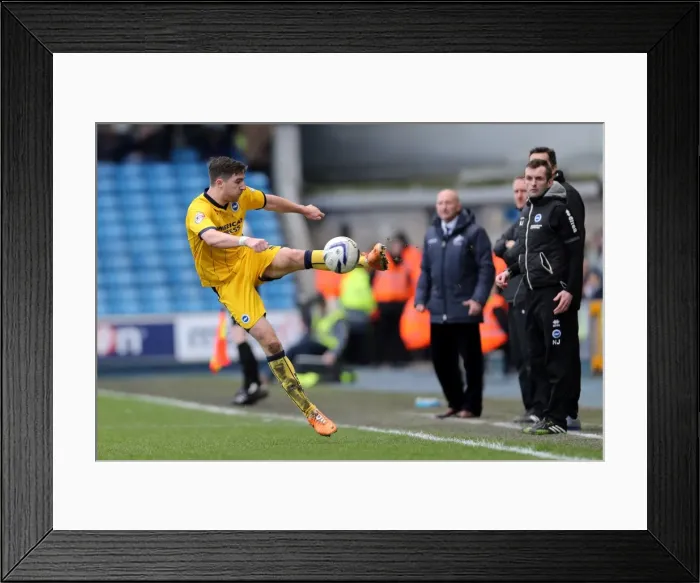 Framed Print : Brighton & Hove Albion vs Millwall: Away Game - March 1, 2014 (2013-14 Season) Framed Print : Brighton & Hove Albion vs Millwall: Away Game - March 1, 2014 (2013-14 Season)