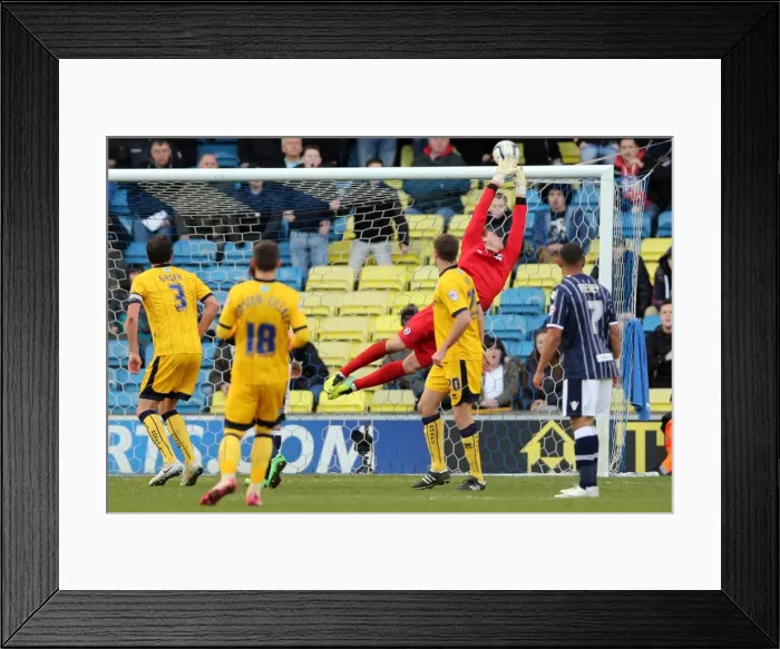 Framed Print : Brighton & Hove Albion vs. Millwall: Away Game, March 1, 2014 Framed Print : Brighton & Hove Albion vs. Millwall: Away Game, March 1, 2014