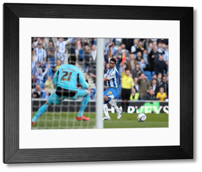 Framed Print : Brighton & Hove Albion vs. Reading - 2013-14 Season: Home Game Highlights (8-3-2014) Framed Print : Brighton & Hove Albion vs. Reading - 2013-14 Season: Home Game Highlights (8-3-2014)