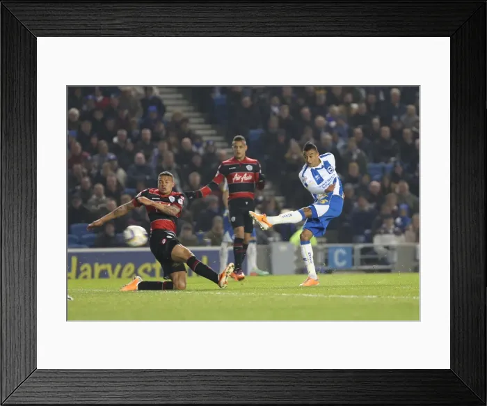 Framed Print : Brighton & Hove Albion vs. QPR: Clash at the Amex Stadium (March 11, 2014) Framed Print : Brighton & Hove Albion vs. QPR: Clash at the Amex Stadium (March 11, 2014)
