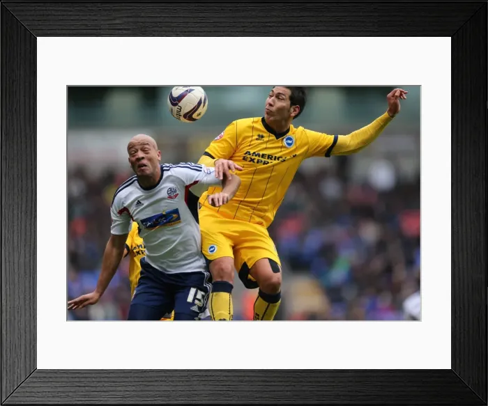 Framed Print : Brighton & Hove Albion at Bolton Wanderers: Away Game - March 15, 2014 Framed Print : Brighton & Hove Albion at Bolton Wanderers: Away Game - March 15, 2014