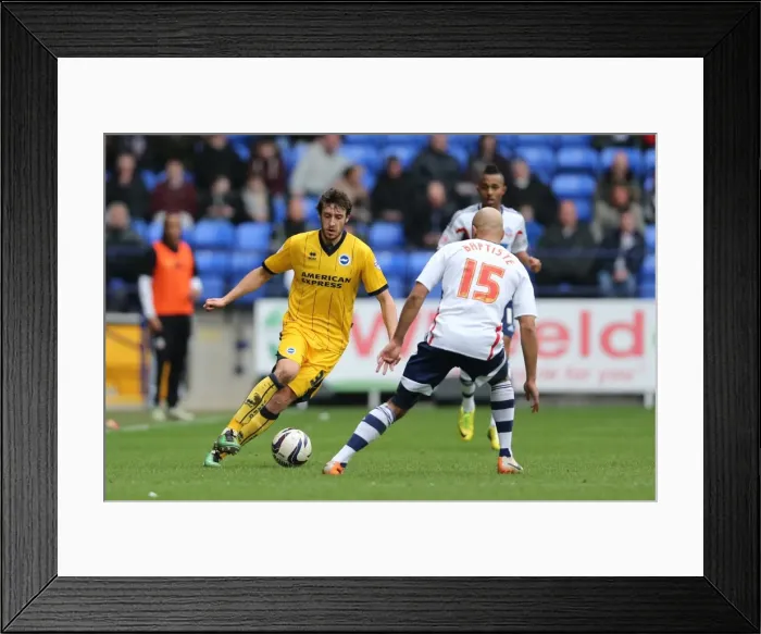 Framed Print : Brighton & Hove Albion vs. Bolton Wanderers: Away Game Highlights (15-03-14) Framed Print : Brighton & Hove Albion vs. Bolton Wanderers: Away Game Highlights (15-03-14)