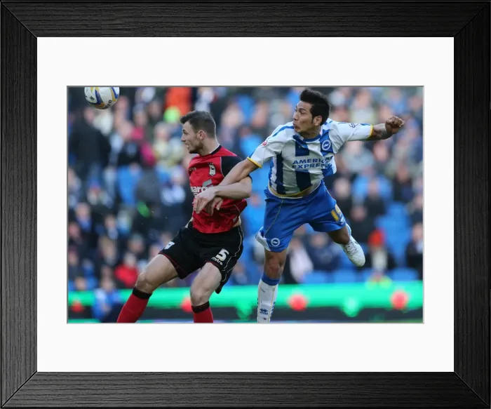 Framed Print : Brighton & Hove Albion vs. Ipswich Town (2013-14 Season): Home Game Highlights (Ipswich Town 22-03-14)