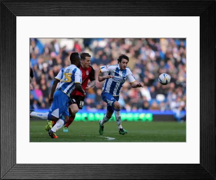 Framed Print : Brighton & Hove Albion vs. Ipswich Town (2013-14 Season: Home Game) Framed Print : Brighton & Hove Albion vs. Ipswich Town (2013-14 Season: Home Game)