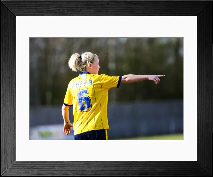 Framed Print : Brighton & Hove Albion vs. Tottenham Hotspur: Women's Match, March 23, 2014
