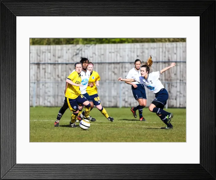Framed Print : Brighton & Hove Albion vs. Tottenham Hotspur: Women's Match, March 23, 2014 Framed Print : Brighton & Hove Albion vs. Tottenham Hotspur: Women's Match, March 23, 2014