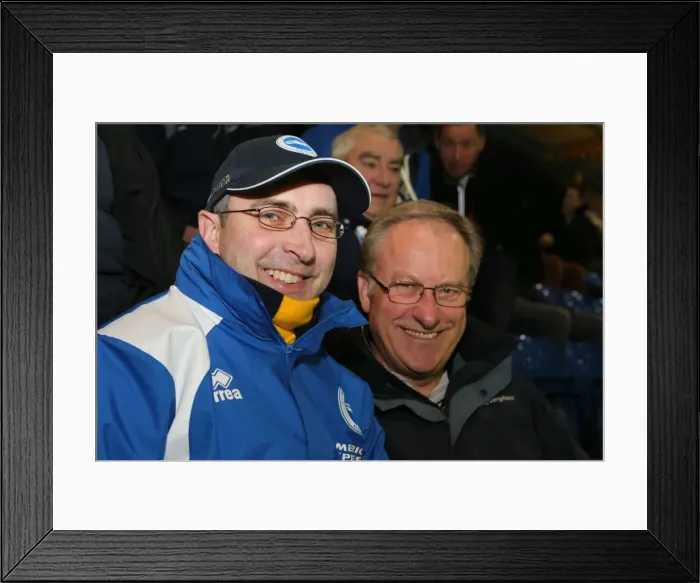 Framed Print : Brighton & Hove Albion vs. Sheffield Wednesday (Away Game): March 25, 2014 Framed Print : Brighton & Hove Albion vs. Sheffield Wednesday (Away Game): March 25, 2014