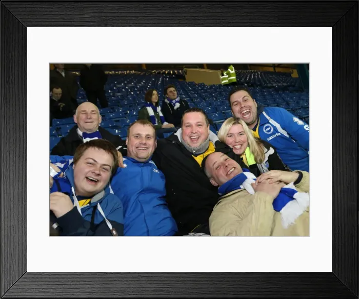 Framed Print : Brighton & Hove Albion vs. Sheffield Wednesday (Away Game - March 25, 2014) Framed Print : Brighton & Hove Albion vs. Sheffield Wednesday (Away Game - March 25, 2014)