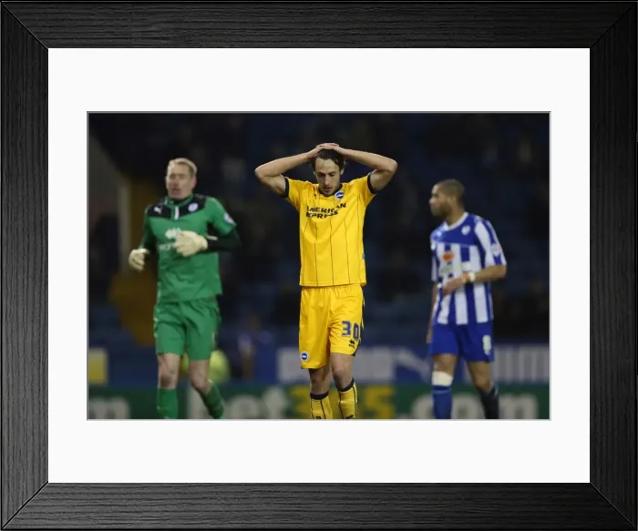Framed Print : Brighton & Hove Albion vs. Sheffield Wednesday (Away Game - March 25, 2014) Framed Print : Brighton & Hove Albion vs. Sheffield Wednesday (Away Game - March 25, 2014)