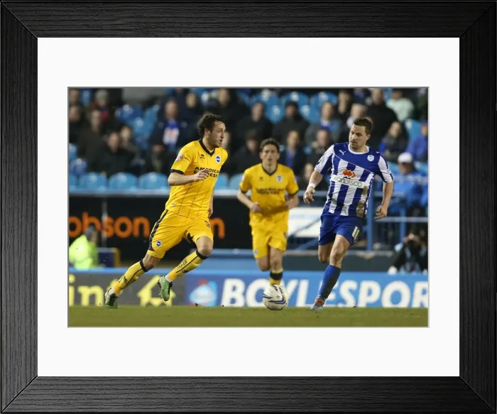 Framed Print : Brighton & Hove Albion vs. Sheffield Wednesday (Away Game - March 25, 2014) Framed Print : Brighton & Hove Albion vs. Sheffield Wednesday (Away Game - March 25, 2014)