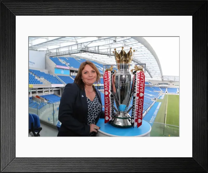 Framed Print : Barclays Business Network Meeting at Brighton & Hove Albion FC - March 27, 2014