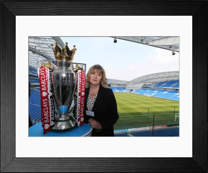 Framed Print : Barclays Business Network Meeting at Brighton & Hove Albion FC - 27 March 2014