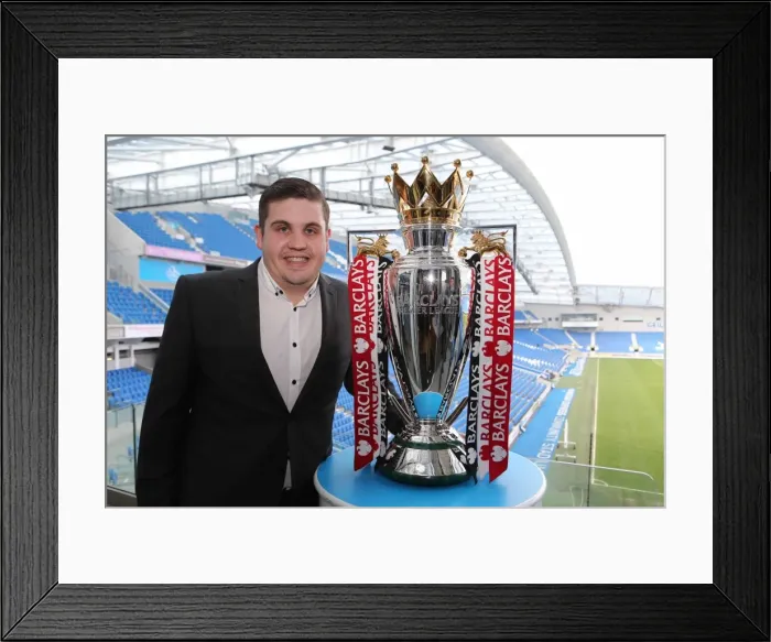 Framed Print : Barclays Business Network Meeting at Brighton & Hove Albion FC - 27 March 2014