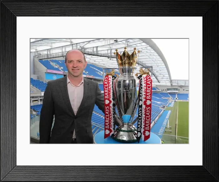 Framed Print : Barclays Business Network Meeting at Brighton & Hove Albion FC - March 27, 2014