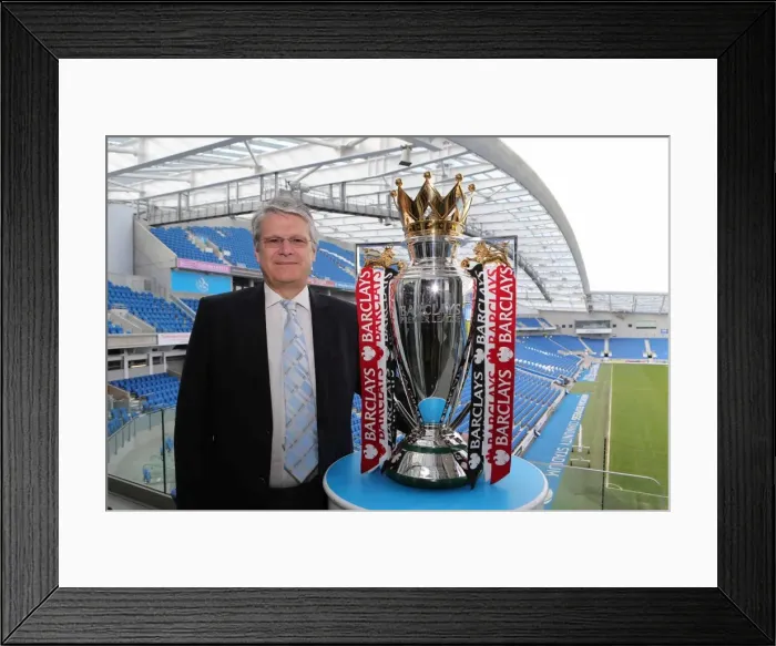 Framed Print : Barclays Business Network Meeting at Brighton & Hove Albion FC - 27 March 2014