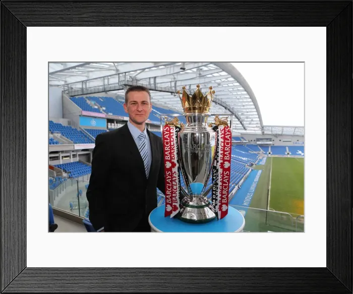 Framed Print : Barclays Business Network Meeting at Brighton & Hove Albion FC - 27 March 2014