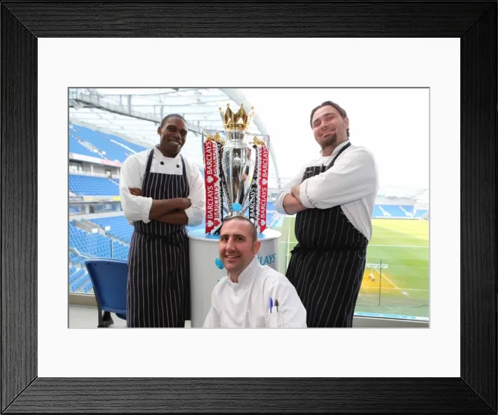 Framed Print : Barclays Business Network Meeting at Brighton & Hove Albion FC - 27 March 2014