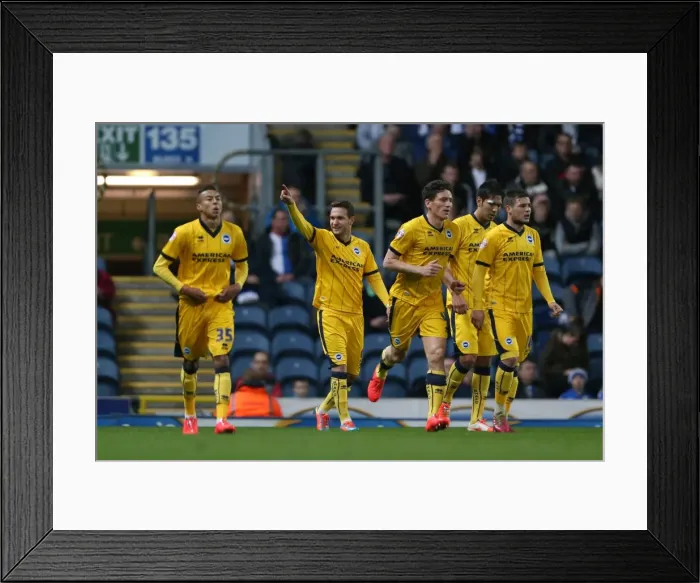 Framed Print : Brighton & Hove Albion 2013-14: Away Game vs. Blackburn Rovers (01-04-14) Framed Print : Brighton & Hove Albion 2013-14: Away Game vs. Blackburn Rovers (01-04-14)