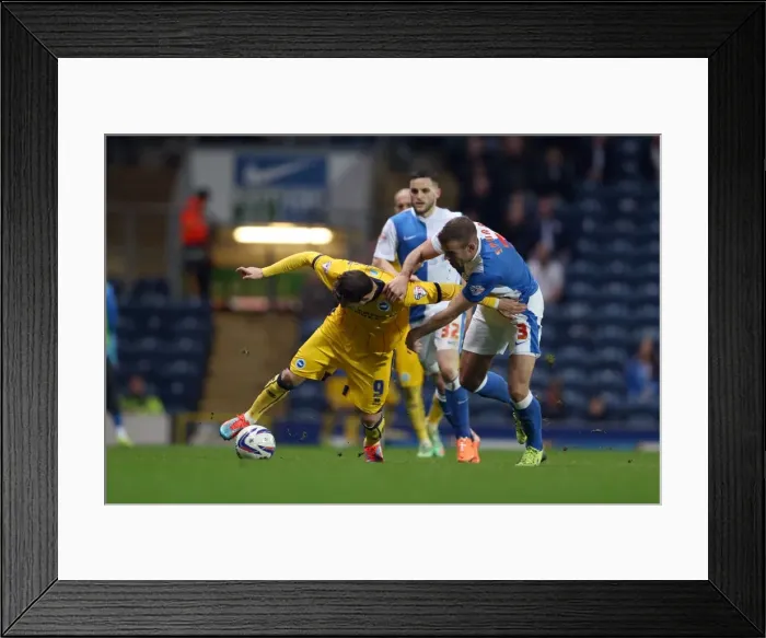 Framed Print : Brighton & Hove Albion 2013-14: Away Game vs. Blackburn Rovers (01-04-14) Framed Print : Brighton & Hove Albion 2013-14: Away Game vs. Blackburn Rovers (01-04-14)
