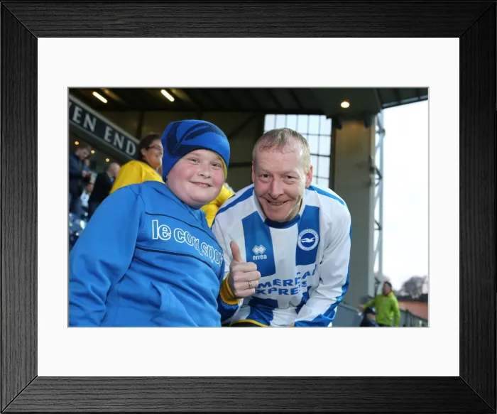 Framed Print : Brighton & Hove Albion 2013-14 Away Game: Blackburn Rovers (1-4) Framed Print : Brighton & Hove Albion 2013-14 Away Game: Blackburn Rovers (1-4)