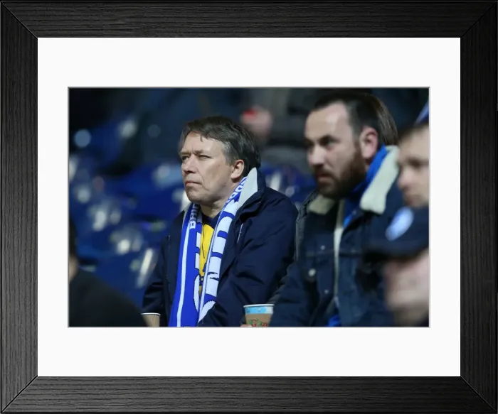 Framed Print : Brighton & Hove Albion 2013-14: Away Game vs. Blackburn Rovers (01-04-14)