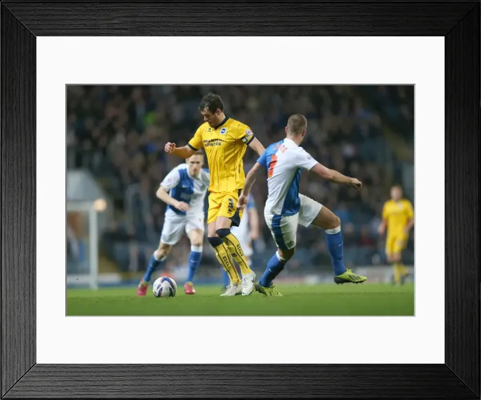 Framed Print : Brighton & Hove Albion 2013-14: Away Game vs. Blackburn Rovers (01-04-14) Framed Print : Brighton & Hove Albion 2013-14: Away Game vs. Blackburn Rovers (01-04-14)