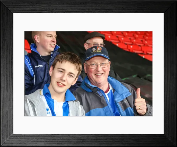 Framed Print : Brighton & Hove Albion Away at Barnsley (5 / 4 / 14) Framed Print : Brighton & Hove Albion Away at Barnsley (5 / 4 / 14)