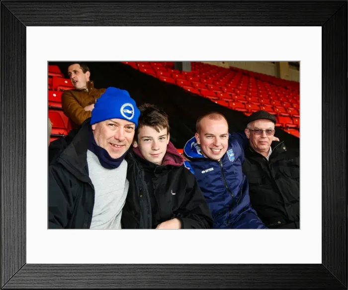Framed Print : Brighton & Hove Albion Away at Barnsley: 5th April 2014 (Barnsley 05 / 04 / 14) Framed Print : Brighton & Hove Albion Away at Barnsley: 5th April 2014 (Barnsley 05 / 04 / 14)