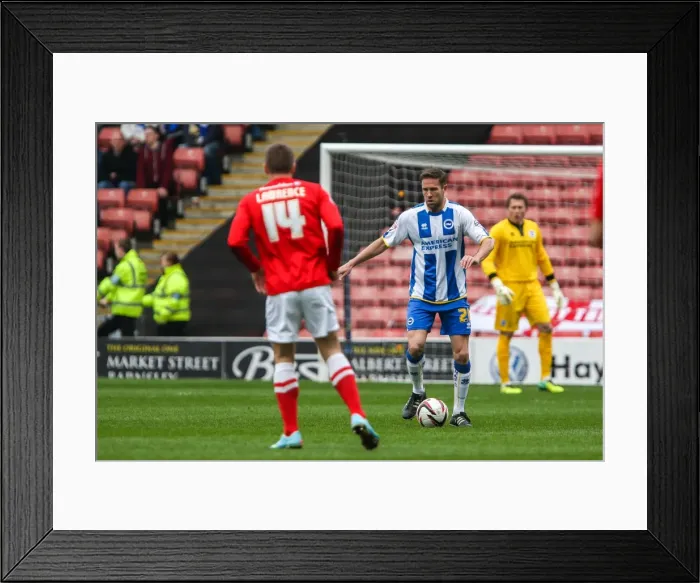 Framed Print : Barnsley vs. Brighton & Hove Albion: Skybet Championship Clash at Amex Stadium (05 / 04 / 14) Framed Print : Barnsley vs. Brighton & Hove Albion: Skybet Championship Clash at Amex Stadium (05 / 04 / 14)