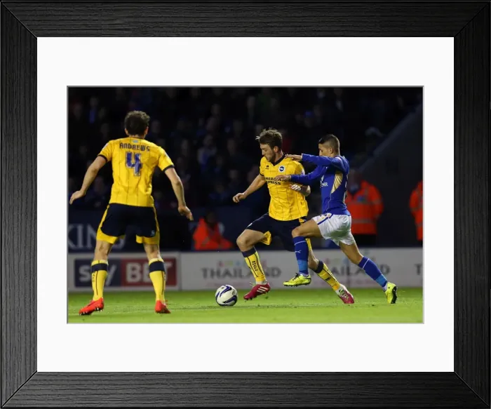 Framed Print : Brighton & Hove Albion at Leicester City (Away Game, 08 / 04 / 14) Framed Print : Brighton & Hove Albion at Leicester City (Away Game, 08 / 04 / 14)