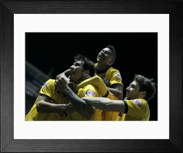Framed Print : Brighton & Hove Albion at Leicester City (08 / 04 / 14) - Away Game, 2013-14 Season Framed Print : Brighton & Hove Albion at Leicester City (08 / 04 / 14) - Away Game, 2013-14 Season